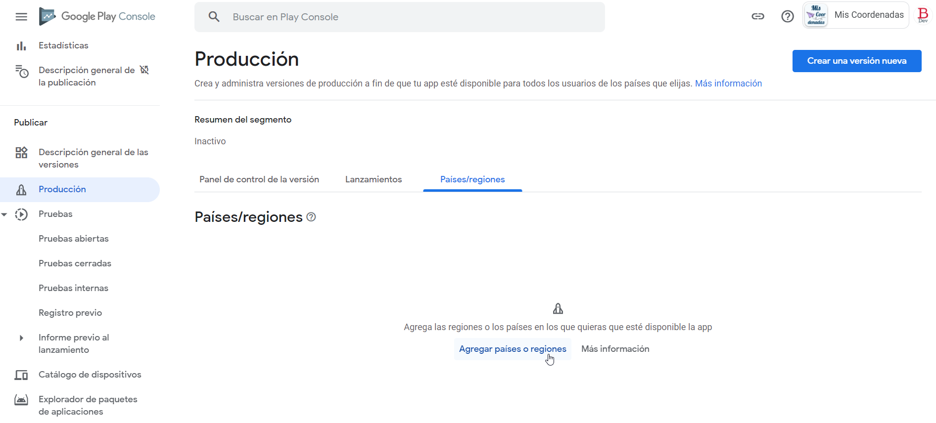 Publicar una app en Google Play Store